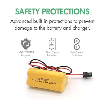 GLESOURCE 3.6V 900mAh Emergency/Exit Light Battery